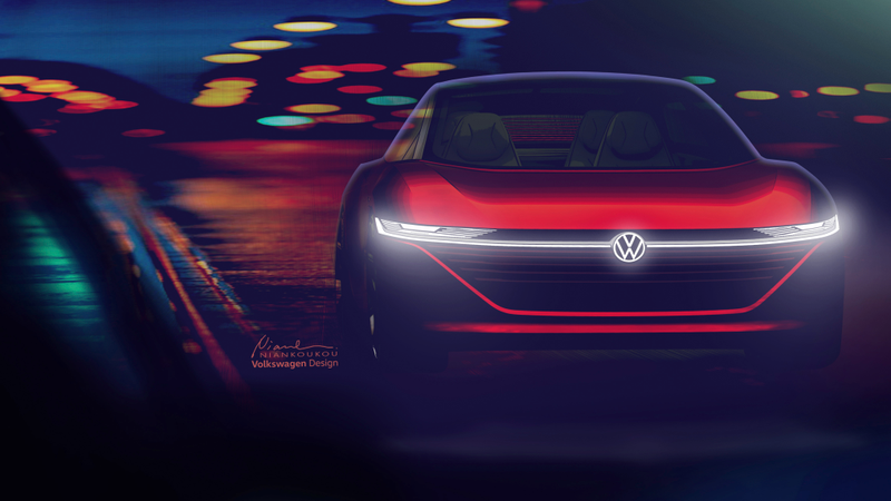 Illustration for article titled The Volkswagen I.D. Vizzion Will Get A Bigger Battery Than Anything Tesla Makes
